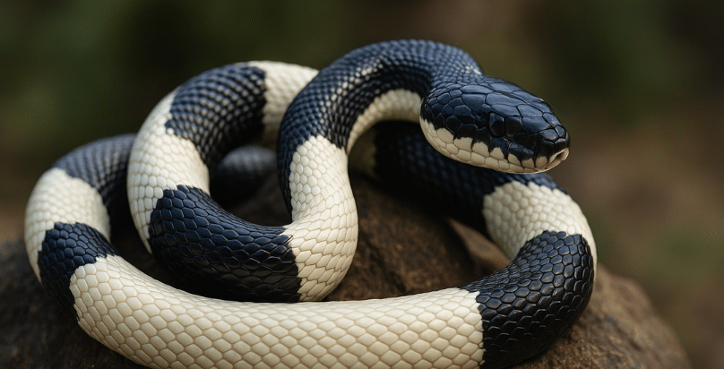 Sognare serpente bianco nero