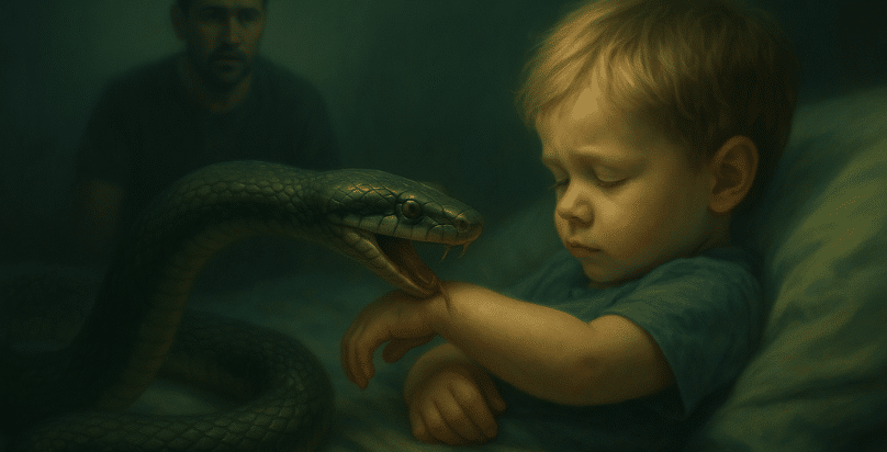 Sognare serpente che morde mio figlio