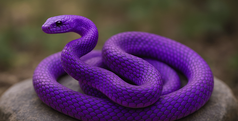 Sognare serpente viola