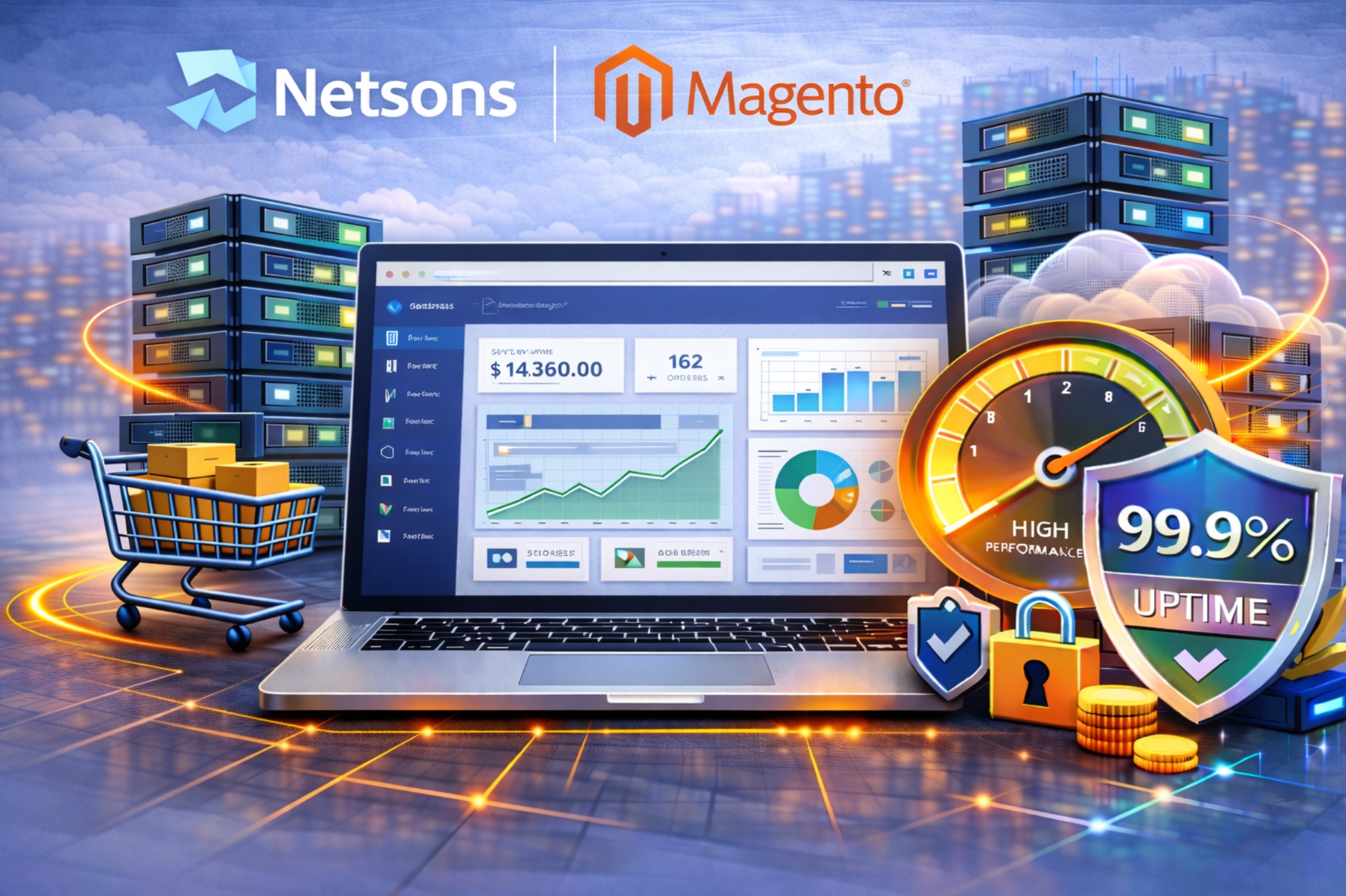 Netsons Magento: Hosting Performante per Ecommerce Complessi?