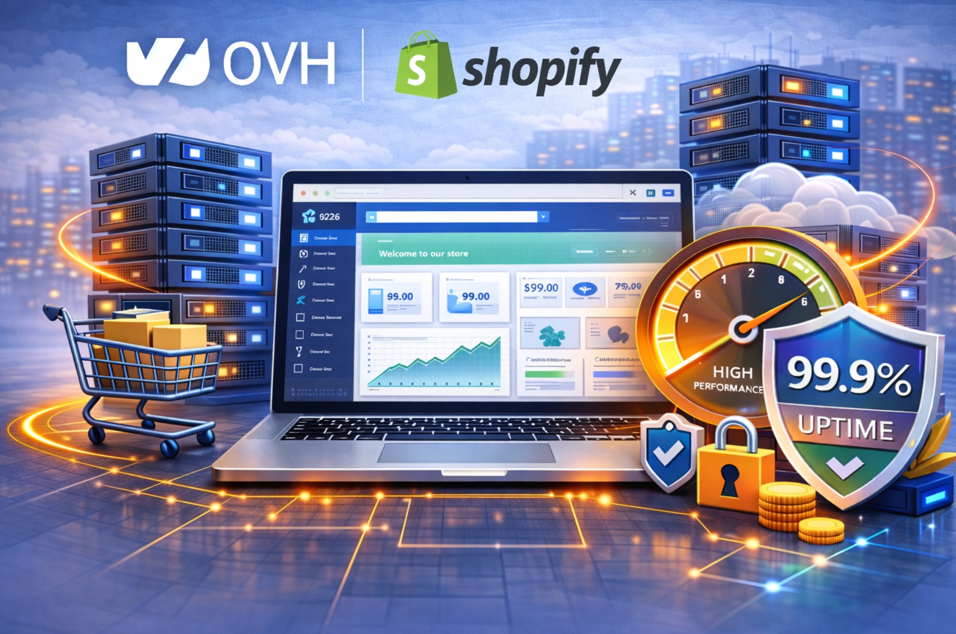 OVH Shopify: Integrazione Cloud e Performance per Store Moderni