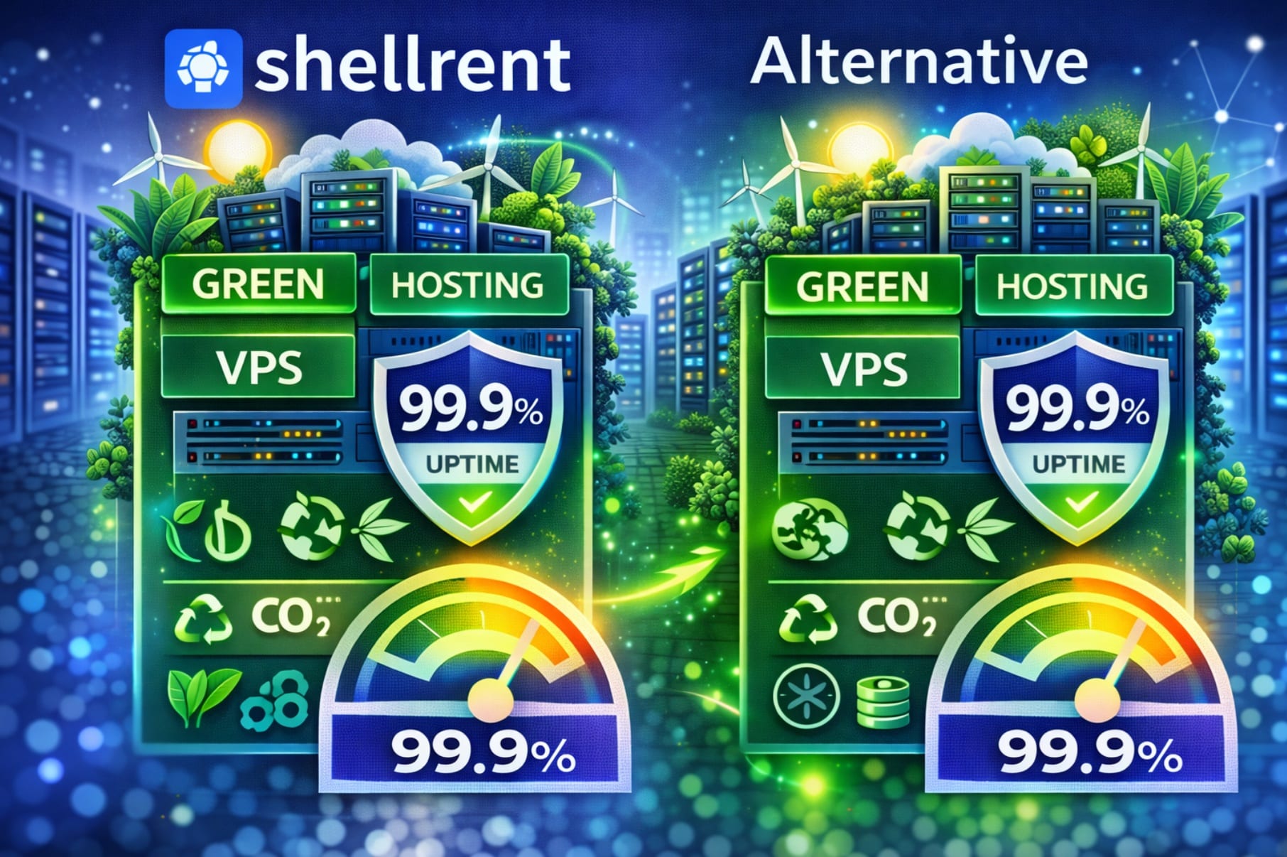 Shellrent Alternative 2026: Valida Alternativa Green per Hosting Sostenibile