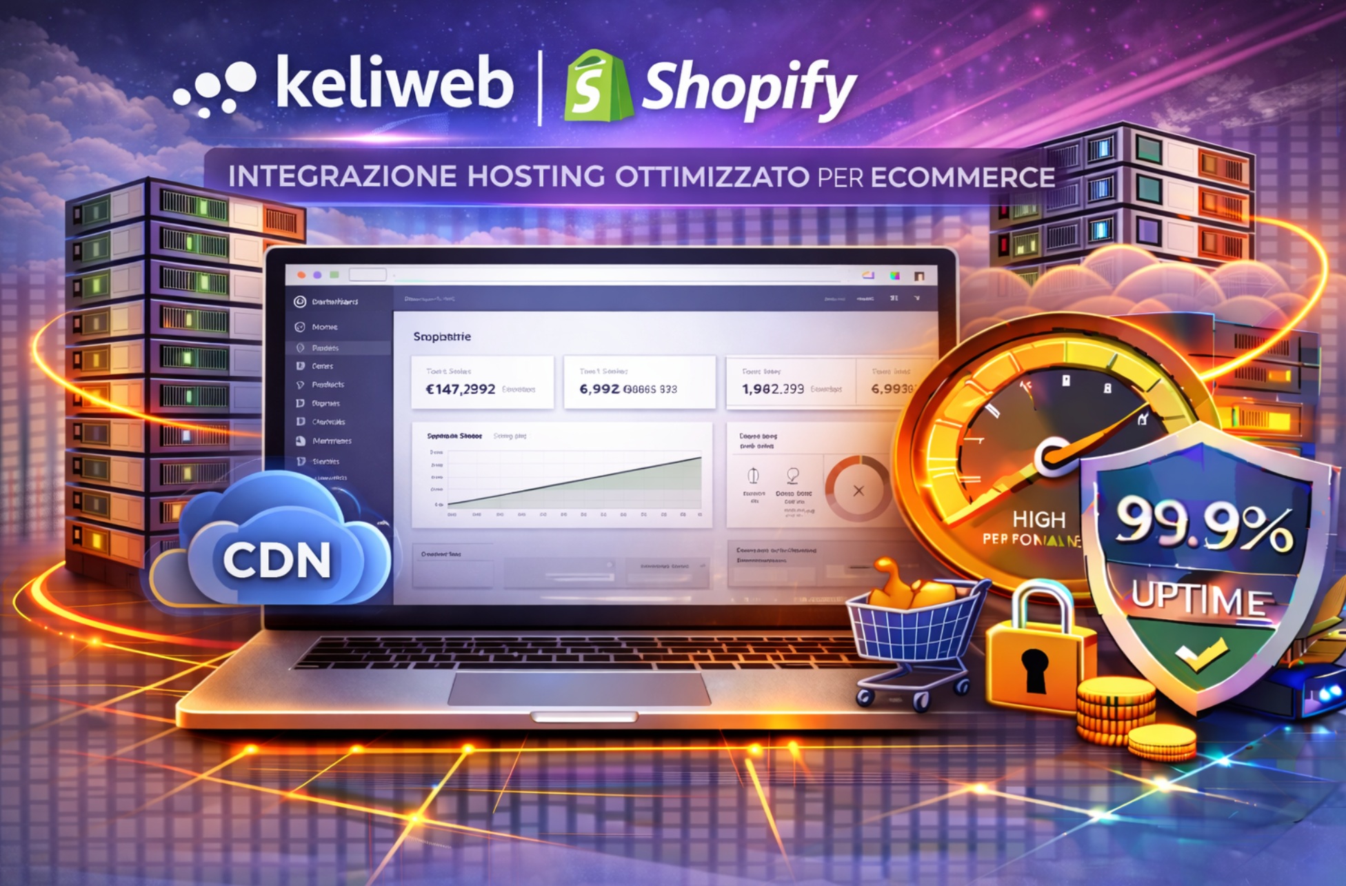 Keliweb Shopify: Integrazione Hosting e Performance Ecommerce