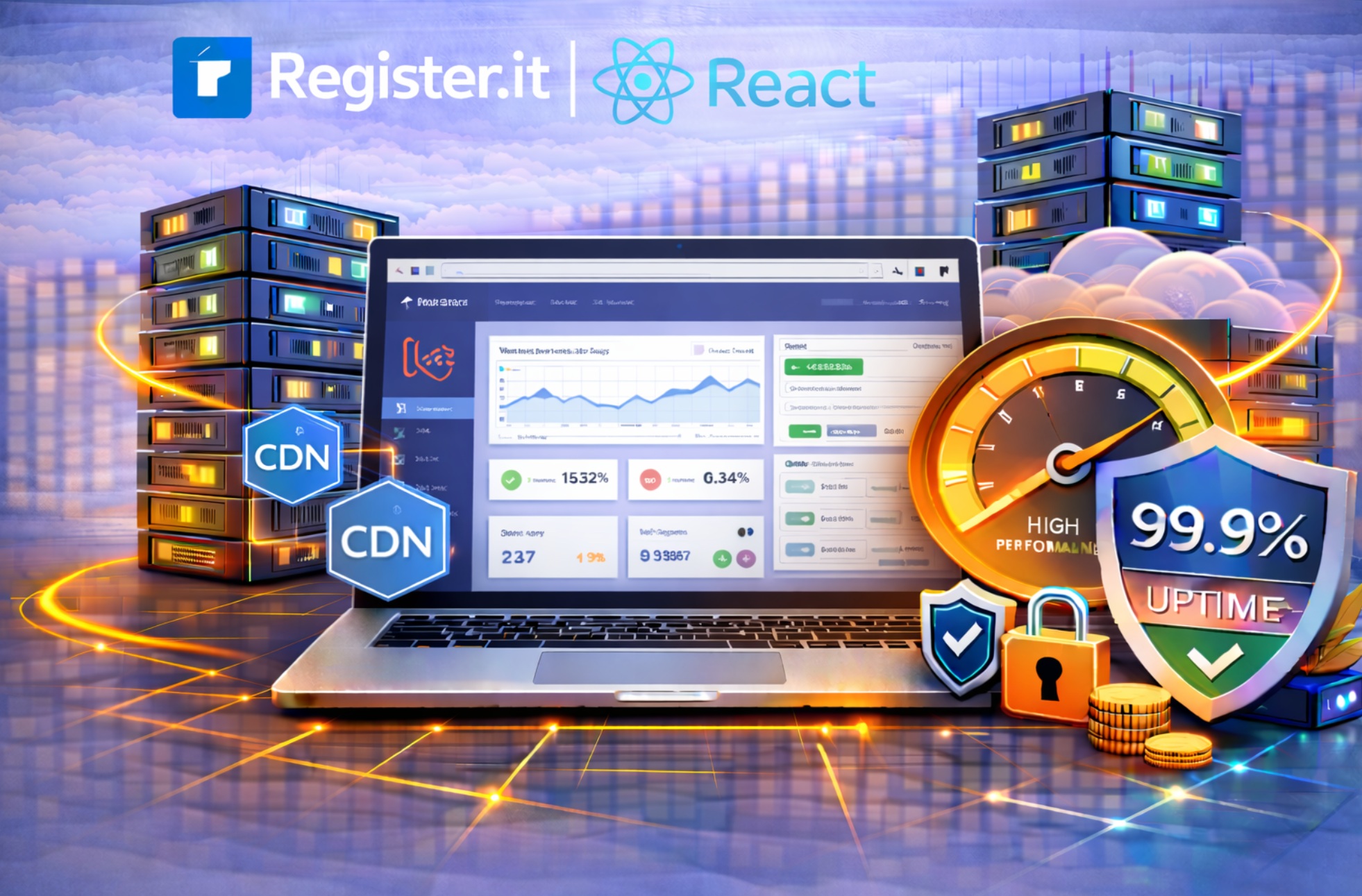 Register.it React: Hosting Ottimizzato per Frontend Moderni e SPA?